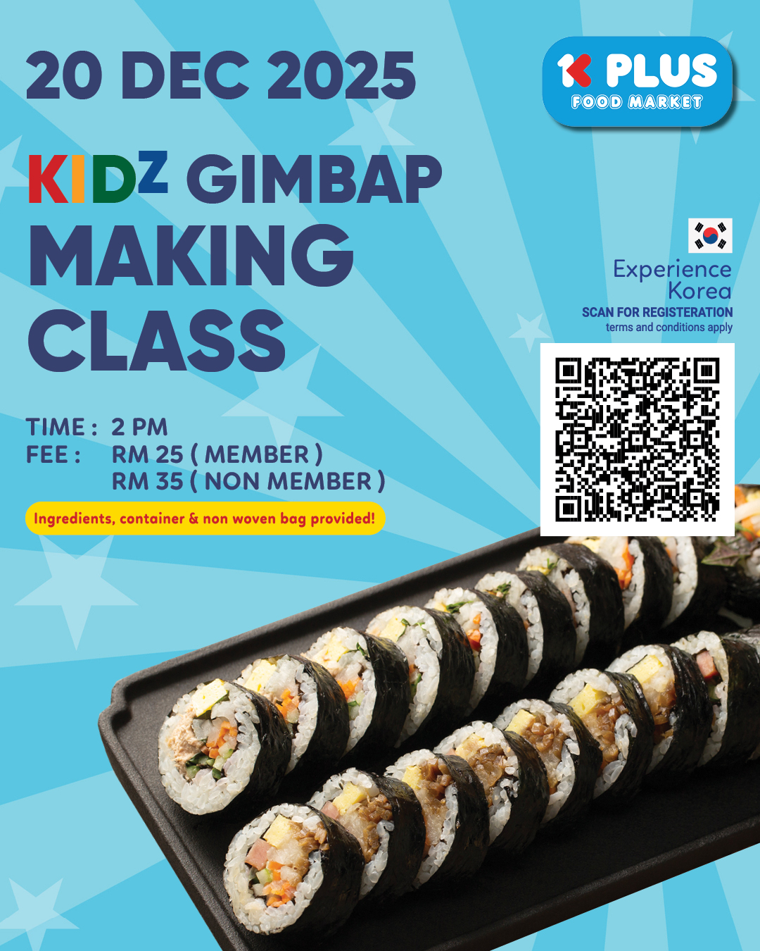 🍙 Kidz Gimbap Making Class✨