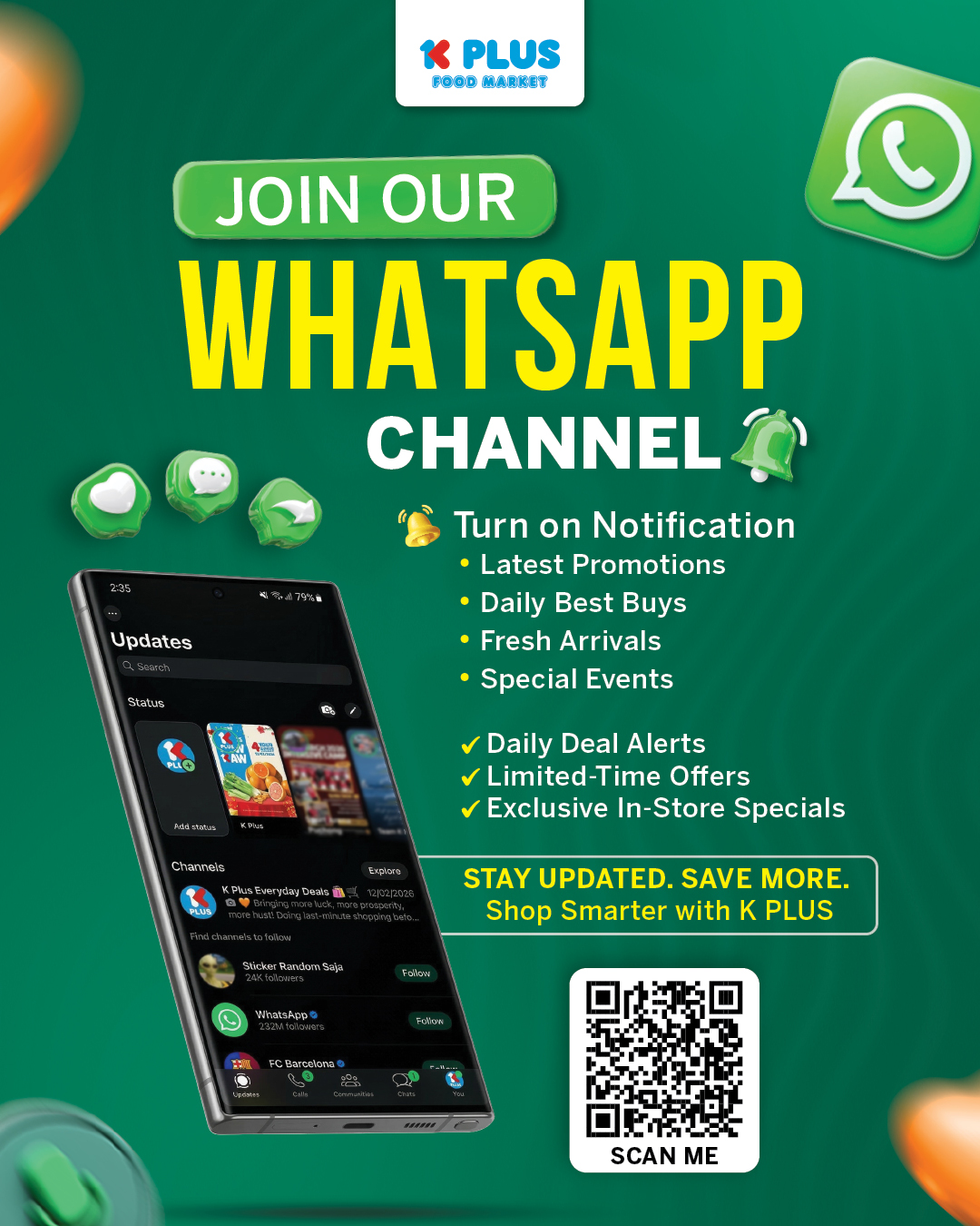 Stay Updated with K Plus 📲